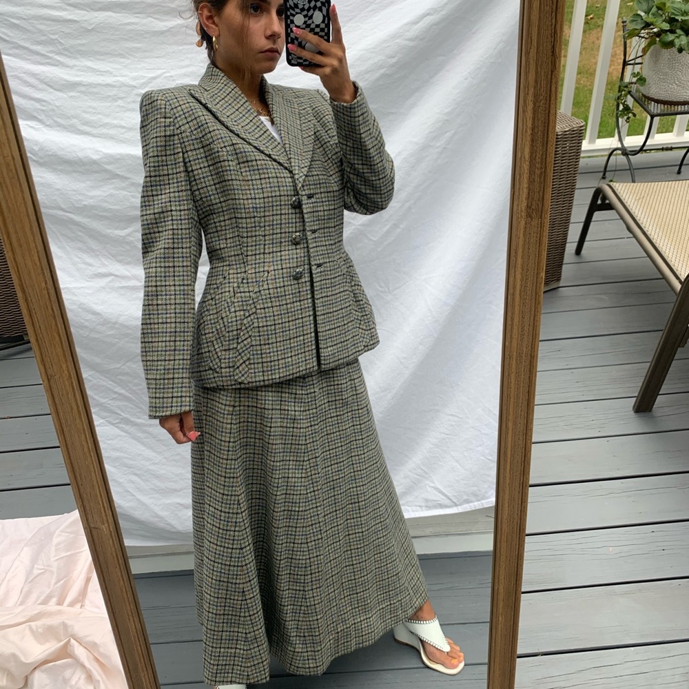 vintage Plotkin Bros Boston blazer/skirt suit set